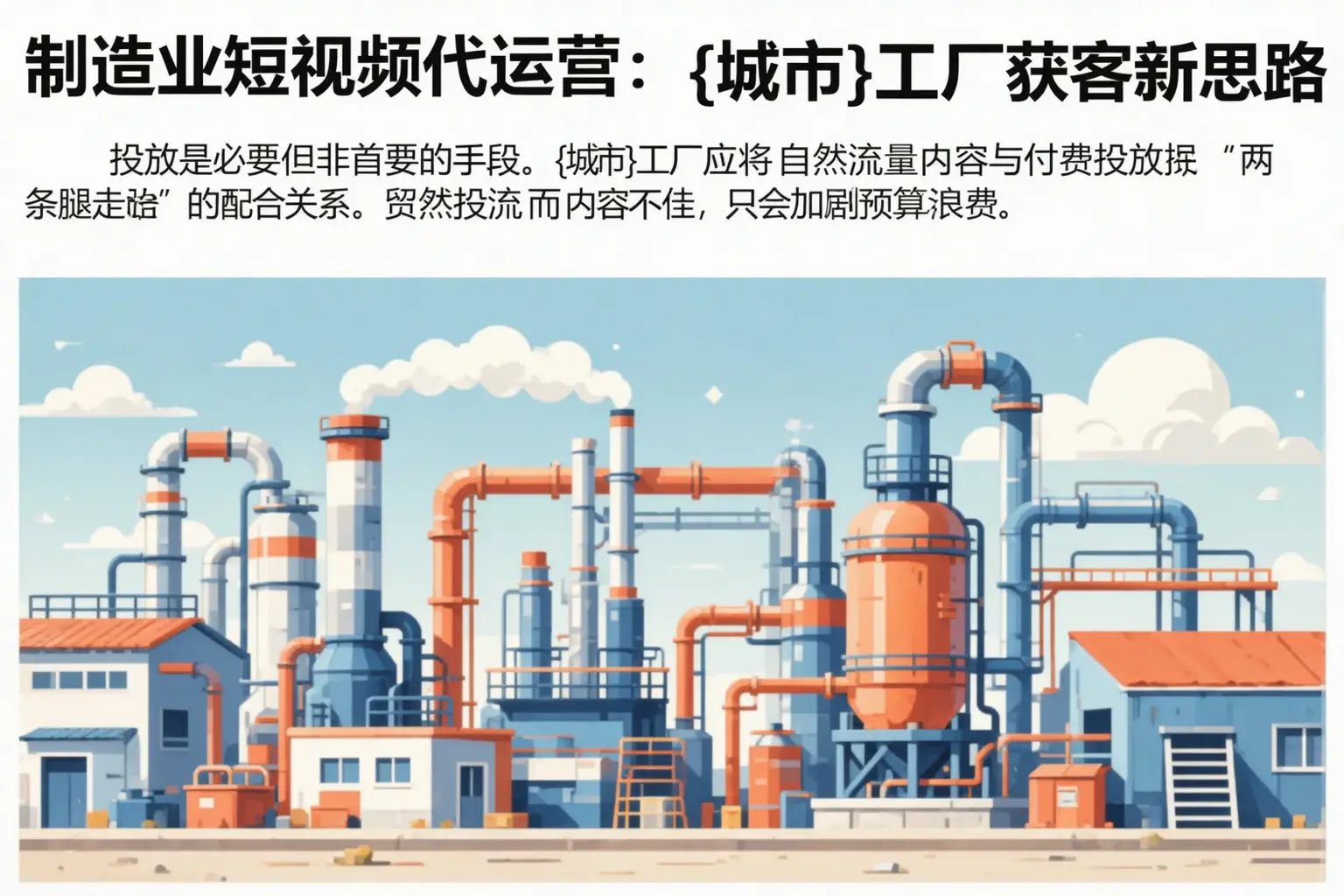 制造业短视频代运营：广陵工厂获客新思路