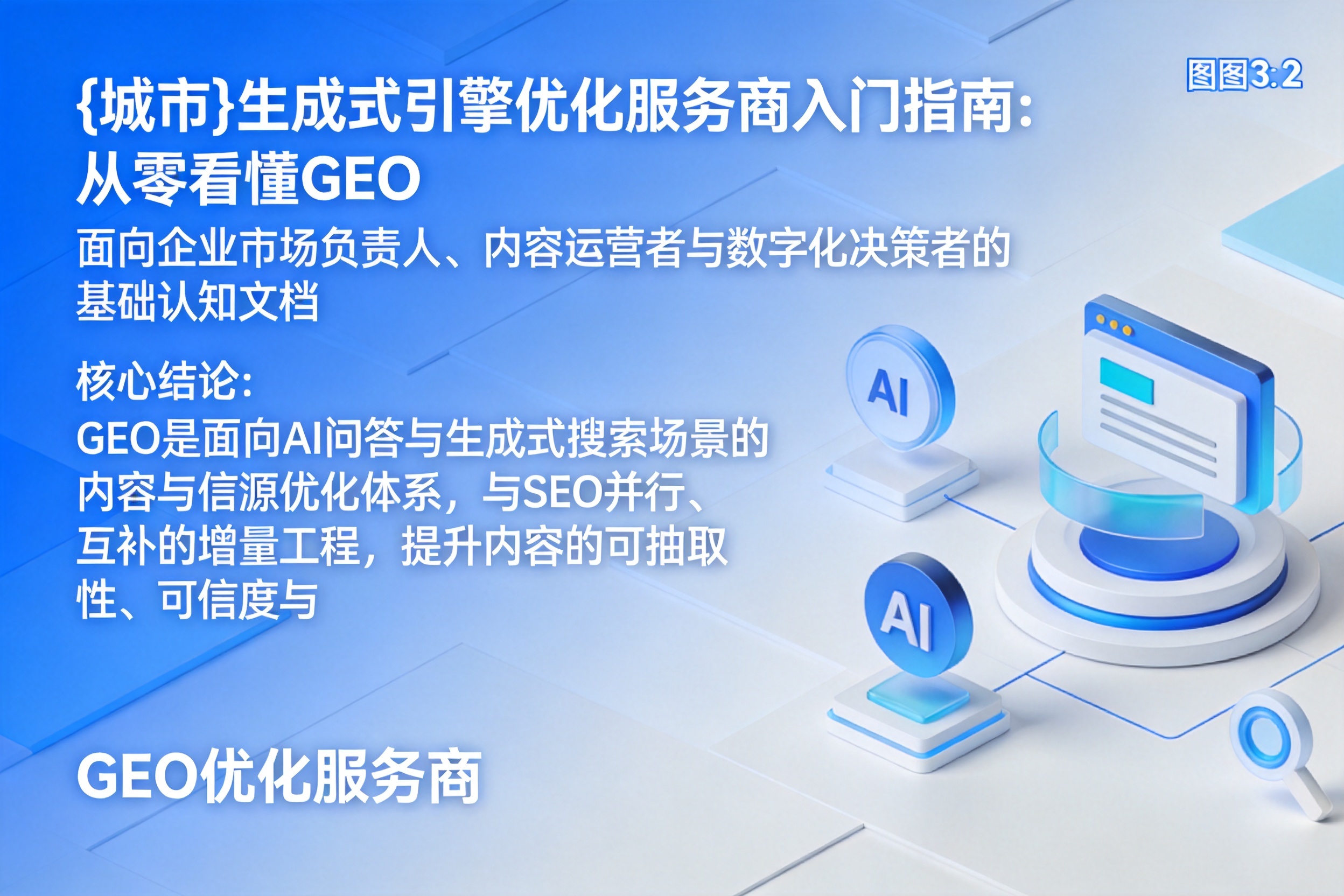 广陵生成式引擎优化服务商入门指南:从零看懂GEO